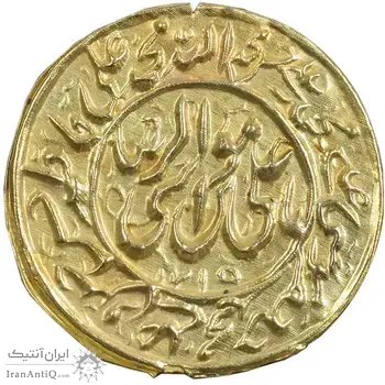 سکه پولکی طلا امام رضا (ع) - AU - ناصرالدین شاه