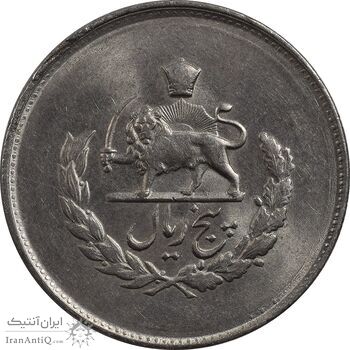 سکه 5 ریال 1331 مصدقی -  MS63 - محمد رضا شاه