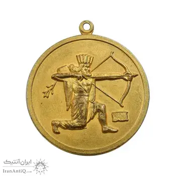 مدال آویز ستاد ارتشتاران (کماندار) طلایی - AU - محمدرضا شاه
