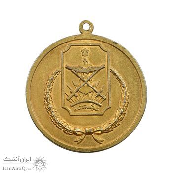 مدال آویز ستاد ارتشتاران (کماندار) طلایی - AU - محمدرضا شاه