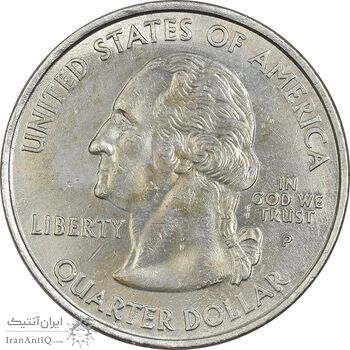 سکه کوارتر دلار 2000P ایالتی (ویرجینیا) - AU - آمریکا