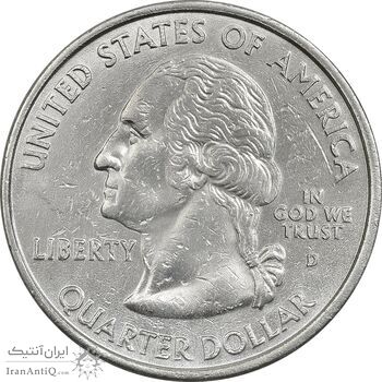 سکه کوارتر دلار 2000D ایالتی (ویرجینیا) - AU - آمریکا