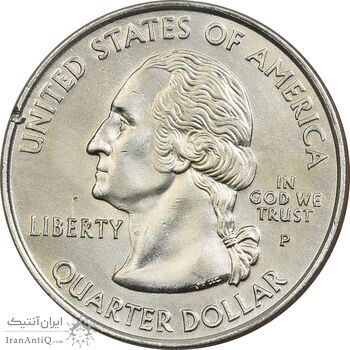 سکه کوارتر دلار 2000P ایالتی (مریلند) - AU - آمریکا