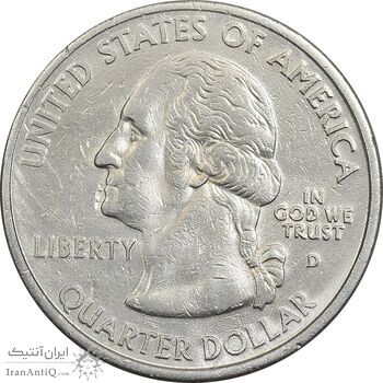 سکه کوارتر دلار 2000D ایالتی (مریلند) - AU - آمریکا