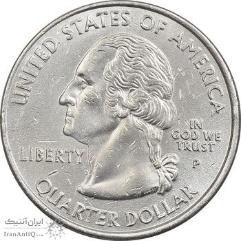 سکه کوارتر دلار 2002P ایالتی (لوئیزیانا) - AU - آمریکا