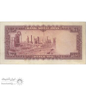 اسکناس 100 ریال 1333 - تک - VF30 - محمد رضا شاه