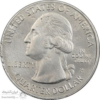 سکه کوارتر دلار 2017P (جزیره الیس) - AU - آمریکا سکه کوارتر دلار 2017P (جزیره الیس) - AU - آمریکا