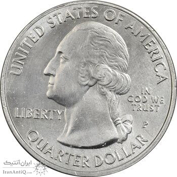سکه کوارتر دلار 2017P (جزیره الیس) - AU - آمریکا سکه کوارتر دلار 2017P (جزیره الیس) - AU - آمریکا