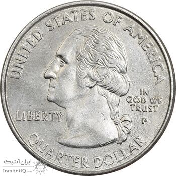 سکه کوارتر دلار 2000P ایالتی (ماساچوست) - AU - آمریکا