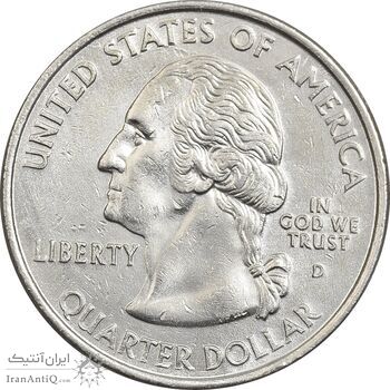 سکه کوارتر دلار 2000D ایالتی (ماساچوست) - AU - آمریکا