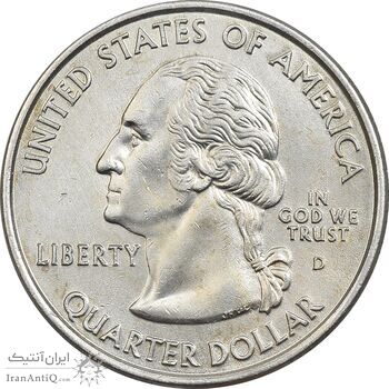 سکه کوارتر دلار 2003D ایالتی (مین) - AU - آمریکا