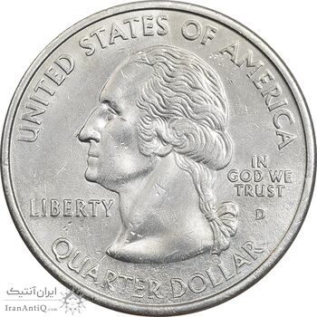 سکه کوارتر دلار 2001D ایالتی (نیویورک) - AU - آمریکا