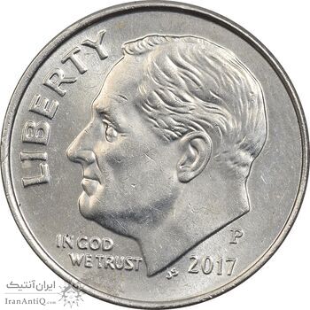 سکه 1 دایم 2017P روزولت - MS61 - آمریکا سکه 1 دایم 2017P روزولت - MS61 - آمریکا