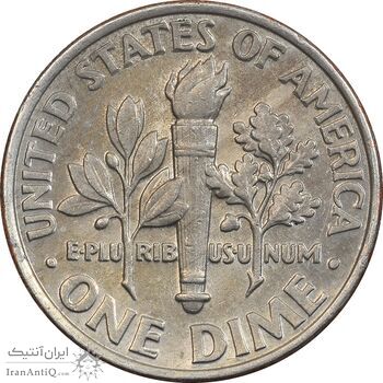 سکه 1 دایم 2000D روزولت - AU50 - آمریکا