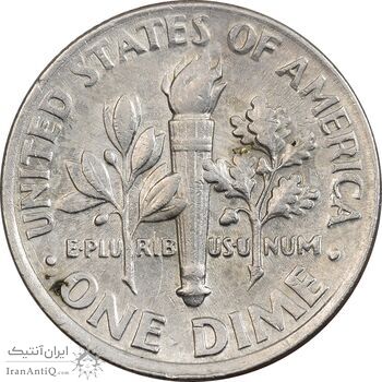 سکه 1 دایم 2000P روزولت - AU50 - آمریکا