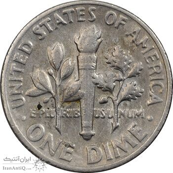 سکه 1 دایم 1966 روزولت - VF35 - آمریکا