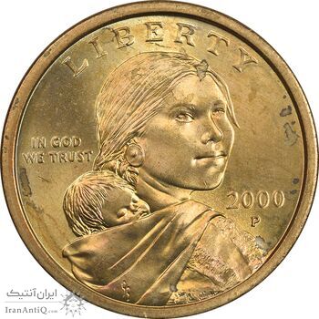 سکه یک دلار 2000P ساکاگاوا (دختر سرخپوست) - MS63 - آمریکا سکه یک دلار 2000P ساکاگاوا (دختر سرخپوست) - MS63 - آمریکا