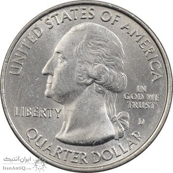 سکه کوارتر دلار 2011D (پارک ملی نظامی گتیسبرگ) - MS62 - آمریکا