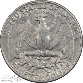 سکه کوارتر دلار 1983D واشنگتن - EF40 - آمریکا