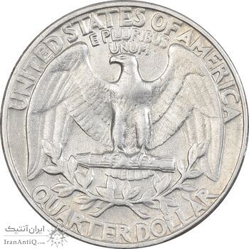 سکه کوارتر دلار 1965 واشنگتن - EF40 - آمریکا سکه کوارتر دلار 1965 واشنگتن - EF40 - آمریکا