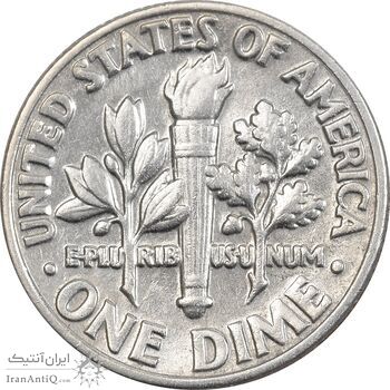 سکه 1 دایم 1985D روزولت - EF40 - آمریکا