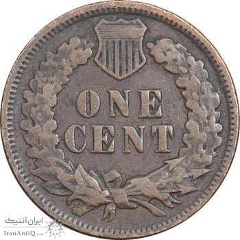 سکه 1 سنت 1906 سرخپوستی - EF40 - آمریکا