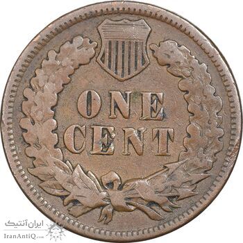 سکه 1 سنت 1906 سرخپوستی - EF40 - آمریکا
