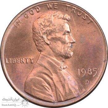 سکه 1 سنت 1985D لینکلن - MS65 - آمریکا