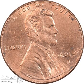 سکه 1 سنت 2013D لینکلن - MS63 - آمریکا