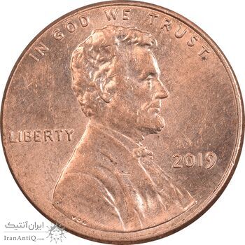 سکه 1 سنت 2019 لینکلن - MS62 - آمریکا