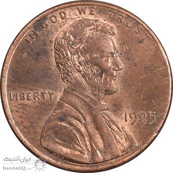 سکه 1 سنت 1995 لینکلن - AU58 - آمریکا