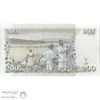 اسکناس 200 شیلینگ 2010 جمهوری - تک - UNC64 - کنیا