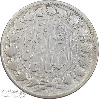 سکه 2000 دینار 1296 - VF30 - ناصرالدین شاه سکه 2000 دینار 1296 - VF30 - ناصرالدین شاه