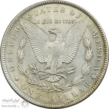 سکه یک دلار 1886 مورگان - MS62 - آمریکا