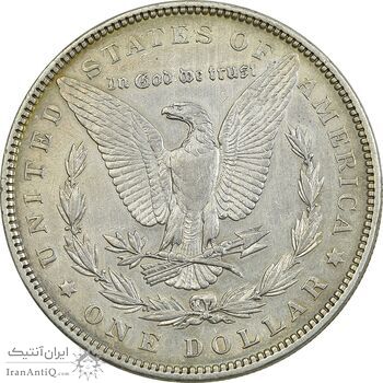 سکه یک دلار 1888 مورگان - AU58 - آمریکا