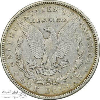 سکه یک دلار 1890 مورگان - EF45 - آمریکا