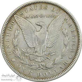 سکه یک دلار 1891 مورگان - EF40 - آمریکا