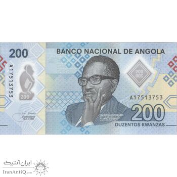 اسکناس 200 کوانزا 2020 جمهوری - تک - UNC64 - آنگولا اسکناس 200 کوانزا 2020 جمهوری - تک - UNC64 - آنگولا