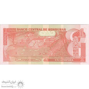 اسکناس یک لمپیرا 2006 (بدون نوار عمودی) جمهوری - تک - UNC64 - هندوراس