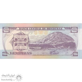 اسکناس 2 لمپیرا 2010 جمهوری - تک - UNC63 - هندوراس