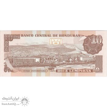 اسکناس 10 لمپیرا 2010 جمهوری - تک - UNC63 - هندوراس