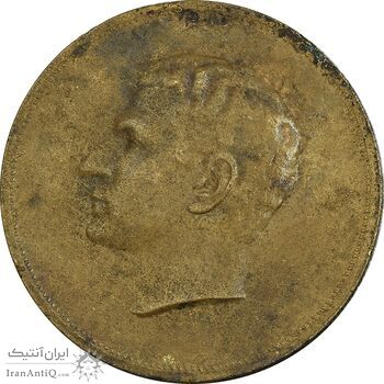 مدال برنز بیست و پنجمین سال سلطنت 1344 - VF - محمدرضا شاه