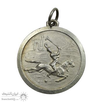 مدال یادبود سازمان تربیت بدنی ایران - چوگان - تیپ 2 - EF - محمدرضا شاه