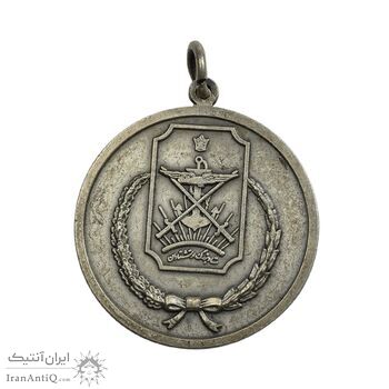 مدال آویز ستاد ارتشتاران - کماندار - نقره ای - AU - محمدرضا شاه