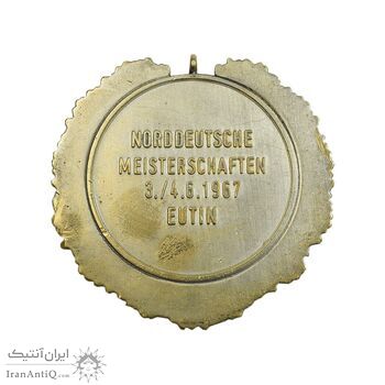 مدال آویزی مسابقات قهرمانی آلمان شمالی 1967 یوتین - کشتی - EF - آلمان