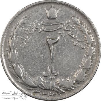سکه 2 ریال 1342 - VF35 - محمد رضا شاه