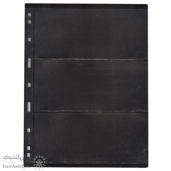 ورق آلبوم 4 پانچ مشکی کوچک - 10 برگ (3 خانه)