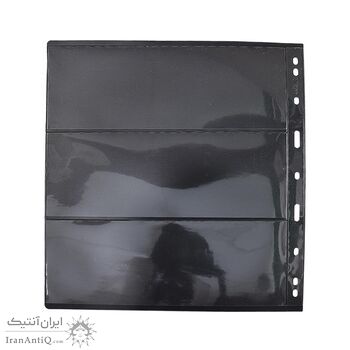 ورق آلبوم اسکناس 4 پانچ مشکی بزرگ - 10 برگ (3 خانه)