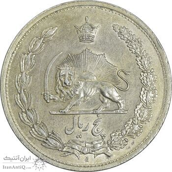 سکه 5 ریال 1312 - MS62 - رضا شاه