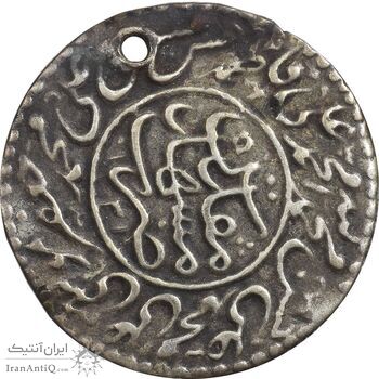 سکه پولکی نقره امام رضا (ع) 1310 - EF - ناصرالدین شاه